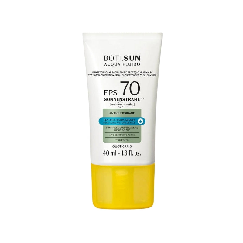 Bloqueador Solar Facial 70 Uva BOTI.SUN, 40ml + Regalito