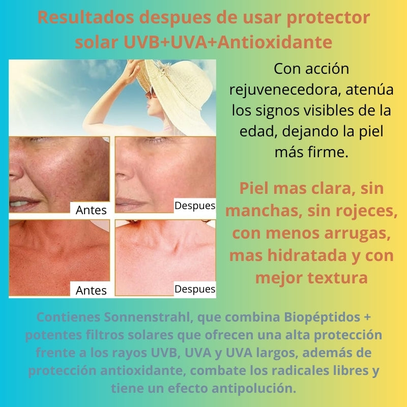Bloqueador Solar Facial 70 Uva BOTI.SUN, 40ml + Regalito