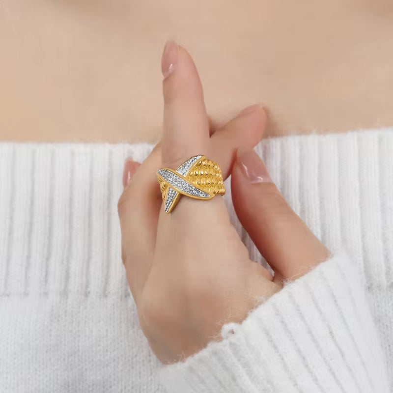 Anillos de Circón Cuadrados Irregulares – Modernos para Destacar en Toda Ocasión