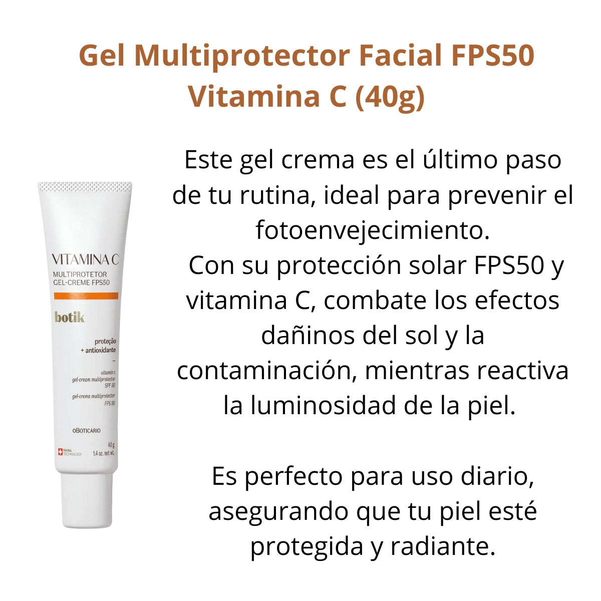 Kit Facial de Vitamina C de O Boticário Para Mantener el Melasma Bajo Control