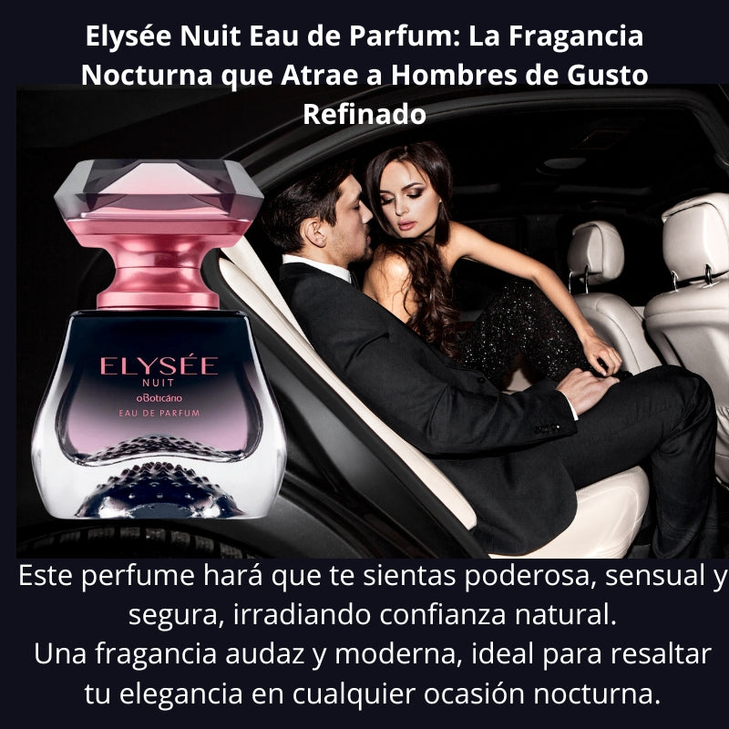 Elysée Nuit Eau de Parfum de 50ml: La Fragancia Nocturna que Seduce a Hombres de Gusto Refinado