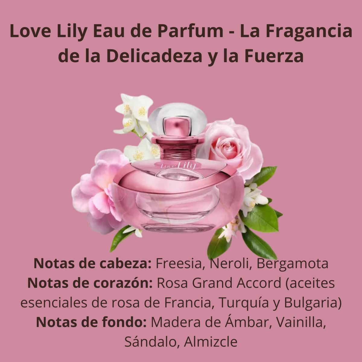 Love Lily Eau de Parfum - La Fragancia de la Delicadeza y la Fuerza